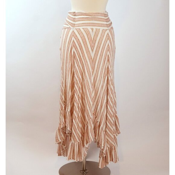 Free People Giselle Ivory Striped Convertible Skirt Dress - Size XS - Picture 3 of 8